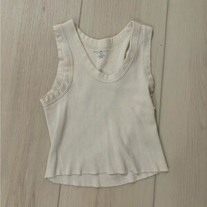 Brandy Melville cream tank top